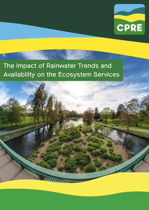 The Impact of Rainwater Trends and Availability on the Ecosystem Services Provided by Plants in London’s Open Spaces