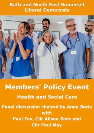 Members' Policy Event - Health and Social Care