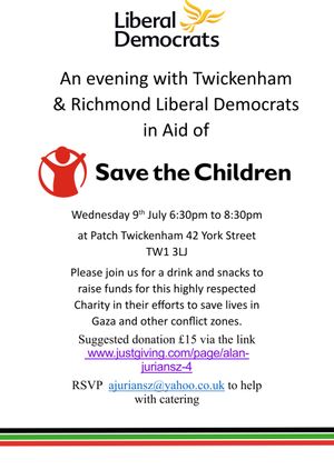 Charity Night in support of Gazan Children