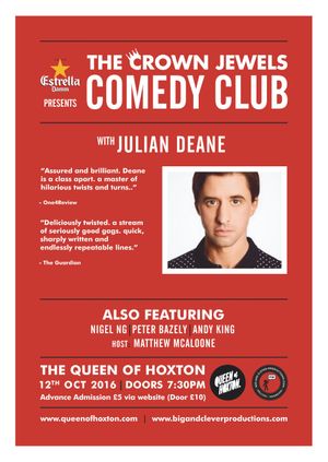 Crown Jewels Comedy Club w/ Julian Deane