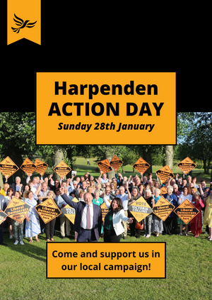 Harpenden Action Day - Sunday 28th January