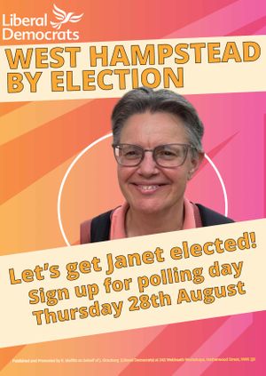 West Hampstead By-Election Polling Day