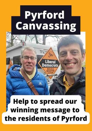 Canvassing in Pyrford