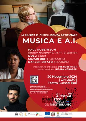 PRIMA MONDIALE. Dolli l'artista, il più avanzato robot al mondo: interazioni musicali e affascinanti esperienze visive imperdibili