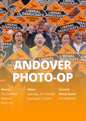Andover Photo-op