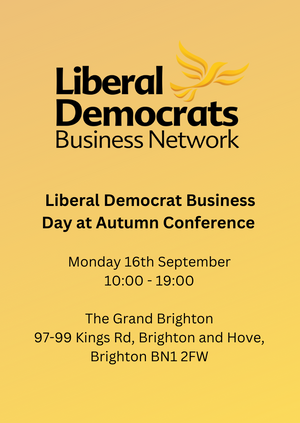 Liberal Democrat Business Day at Autumn Conference