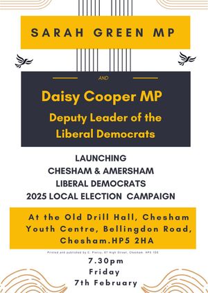 Daisy Cooper Meeting at Chesham and Amersham