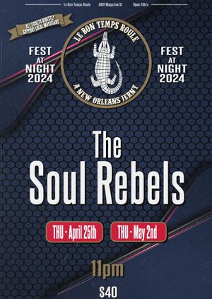 5/2/24 - 11pm - The Soul Rebels