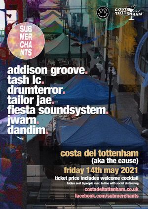 DJs on the Terrace | Sub Merchants with Addison Groove, Tash LC & More - NEW DATE