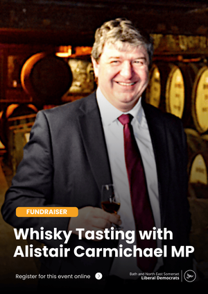 Whisky tasting hosted by Alistair Carmichael MP