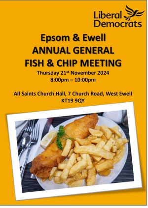 ANNUAL GENERAL FISH AND CHIP MEETING