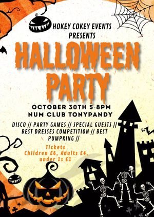 Halloween Party - Num club Tonypandy