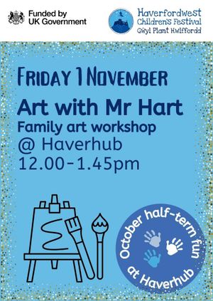 Family art workshop 12-1.45pm