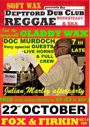 Deptford Dub Club: Julian Marley After Party