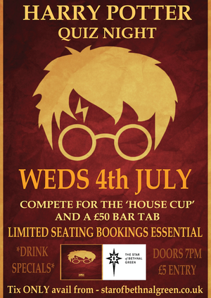 Harry Potter Quiz Night