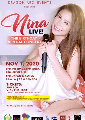 Nina Live: The Birthday Virtual Concert