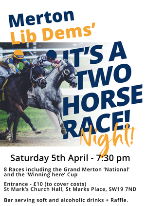 Merton Two Horse "Race Night"