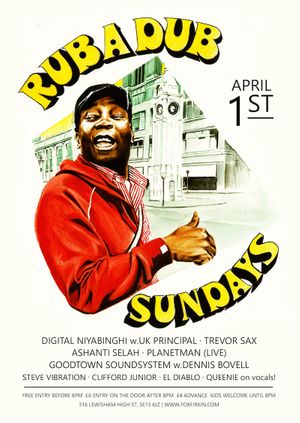 Rub A Dub Sunday: Digital Niyabinghi / Dennis Bovell / TrevorSax