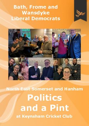 Keynsham Politics and a Pint - CANCELLED