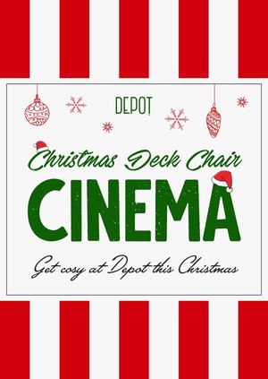 DEPOT Christmas Deck Chair Cinema