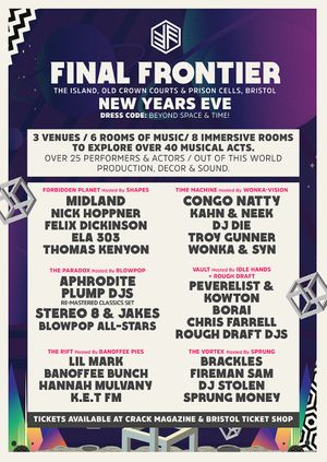 The Final Frontier NYE