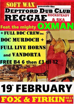 Deptford Dub Club: d’Oxman Special