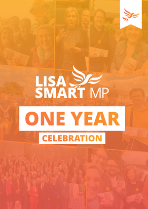 Lisa Smart MP's One Year Celebration
