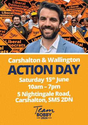 Carshalton and Wallington Action Day - Saturday 15th June