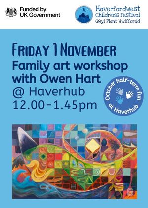 Family art workshop 12-1.45pm