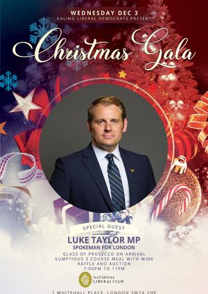 Ealing Liberal Democrat Xmas Gala 2025