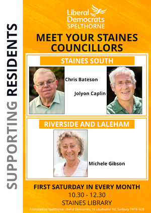 Staines councillor surgery