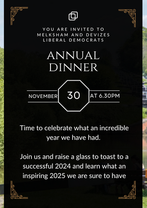 Melksham and Devizes Annual Dinner