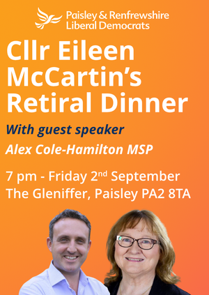 Cllr Eileen McCartin’s Retiral Dinner