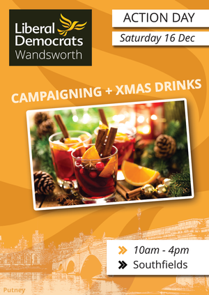 Action Day + Christmas Drinks