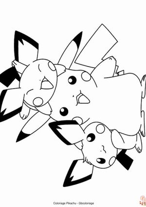 Coloriage Pokemon Coloriage: Plongez dans l'univers captivant des créatures fantastiques"