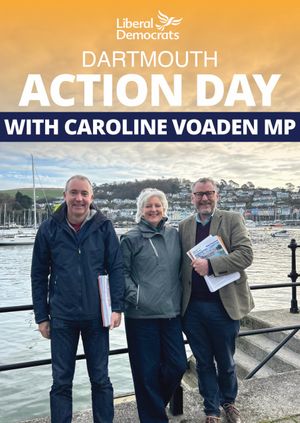 Dartmouth Action Day with Caroline Voaden MP