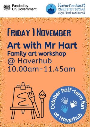 Family art workshop 10am-11.45am