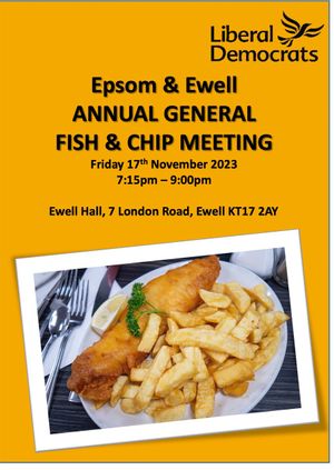 ANNUAL GENERAL FISH & CHIP MEETING