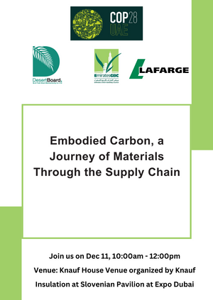 Embodied Carbon, a Journey of Materials through the Supply Chain