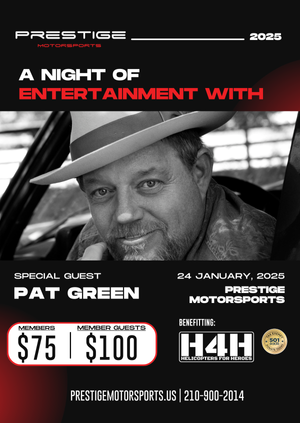 Pat Green Live at Prestige Motorsports