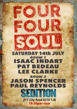 FourFourSoul with Isaac Indart, Pat Bedeau & Lee Clarke