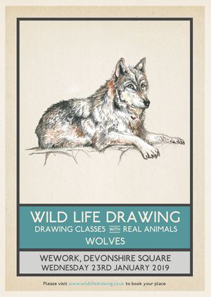 Wild Life Drawing x LOTI: Wolves