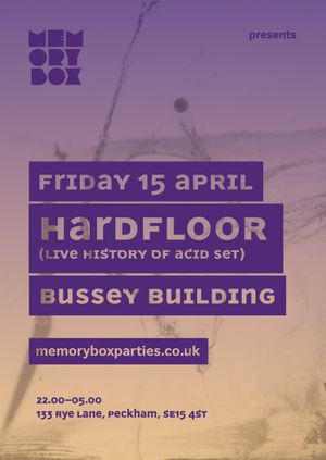 Memory Box presents Hardfloor [LIVE History of Acid set]