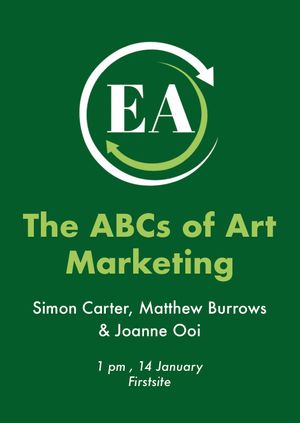 The ABCs of Art Marketing - a workshop (FREE)