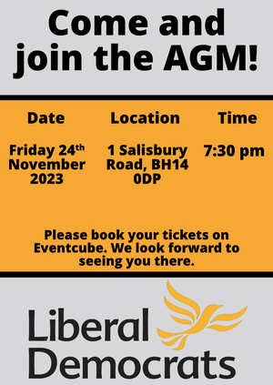 Poole Liberal Democrats AGM