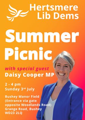 Hertsmere Lib Dems Summer Picnic