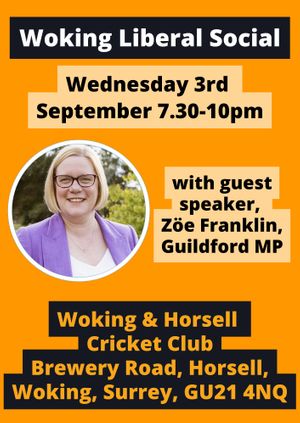 Liberal Social at the Woking and Horsell Cricket Club