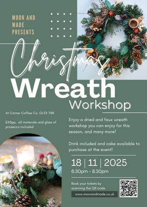 Faux and Dried Wreath Making Workshop