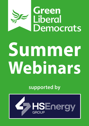 Green Liberal Democrats Summer Webinars