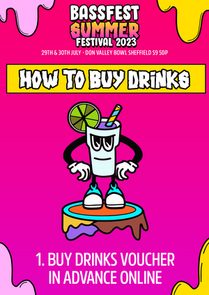 BASSFEST SUMMER FESTIVAL 2023 - DRINKS VOUCHERS